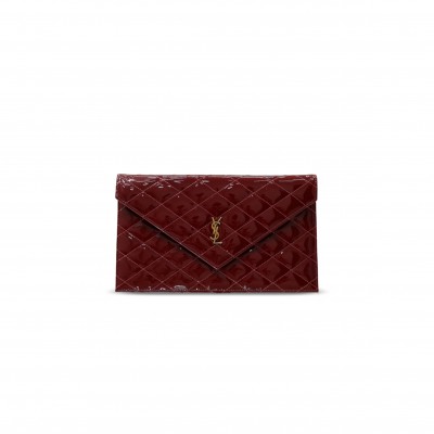 YSL PARIS POUCH IN PATENT LEATHER 869533 (27*16*1cm)